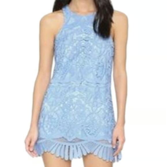 Lovers + Friends Caspian Shirt Lace Dress Size XS - Picture 2 of 7